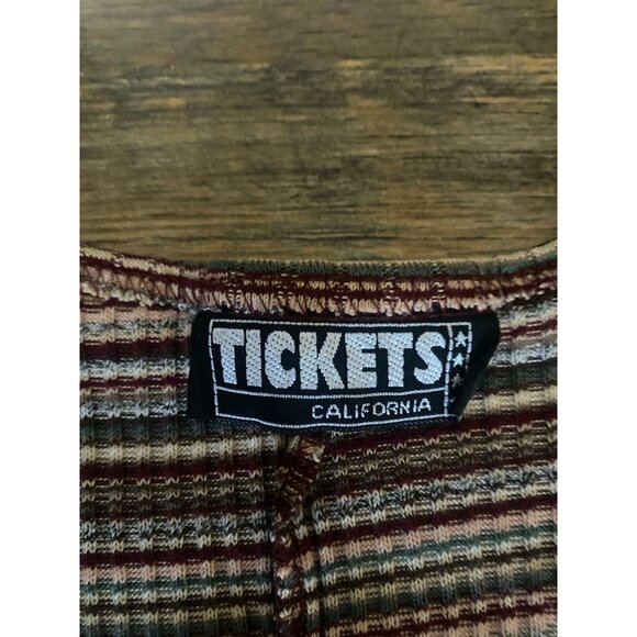 Vintage Tickets California Ribbed Bodycon Midi Dress‎ - Picture 2 of 6